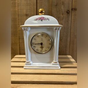 Paul Sebastian PS Limited Edition 1993 Porcelain Ceramic Quartz Mantle Clock